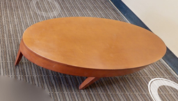 [#C3-12] Oval coffee table