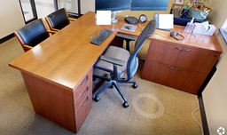 [#E6-3] L-shaped desk