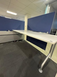 [#A2-1] STEELCASE WORKSTATION W/SPINE SUPPORT &amp; SCREEN &amp; 6' SURFACE