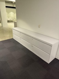 [#D6-80] (3) 2 DRAWER FILE W 108" TOP