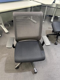 [#B13-151] BLACK/GREY THINK CHAIRS