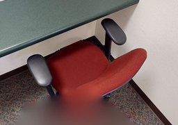 [#B13-12] Task Chair - Red