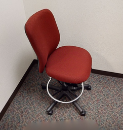 [#B13-14] Teller Stool - Red
