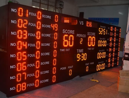 [#L1-31] 6 Lane Indoor LED Scoreboard(actual image may differ)