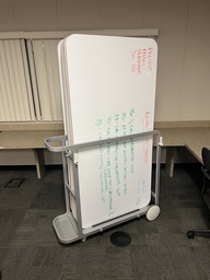 [#F4-14] 48"x18"x76" rolling whiteboard/cart