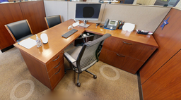[#A0-1] L-shaped desk surfaces