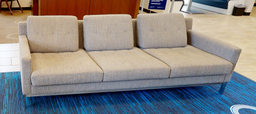 [#B7-6] 3 seat grey couch