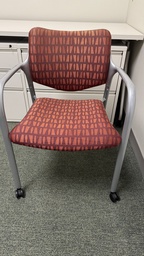 [#B8-20] Side Chair - Red/ Orange