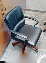 [#B5-9] Green conference chair