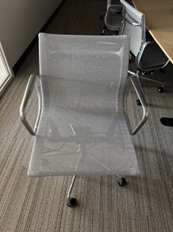 [#B13-17] GREY MESH CHAIRS 