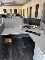 [#A2-23] 6'x6' WORKSTATION W PER