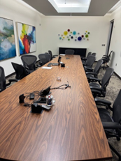 [#C7-28] 20'x5x42" BOAT SHAPED CONFERENCE TABLE