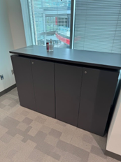[#D5-101] 5' GREY CREDENZA