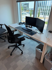 [#C4-111] 6'x30" FREESTANDING TABLE