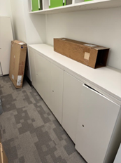 [#D5-128] STORAGE CABINET W/90" TOP