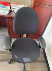 [#B13-187] BLACK TASK CHAIR