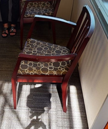 [#B9-2] Guest chair, wood