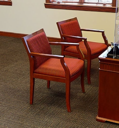 [#B8-9] Guest Chair - Red