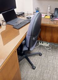 [#B13-21] task chairs - blue