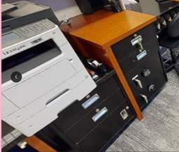 [#D6-13] filing cabinet - 2 drawer