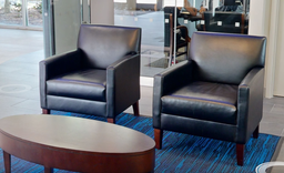 [#B12-4] Black lounge chair