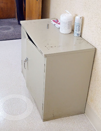 [#D20-10] 2-door steel cabinet