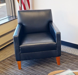 [#B12-4] Black lounge chair