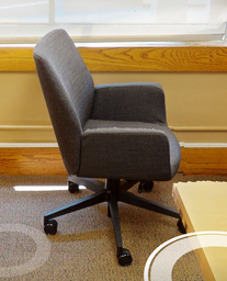 [#B5-3] Grey mobile conference chair