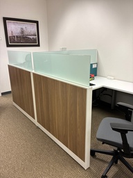 [#A0-20] Cubicle desks (walnut)