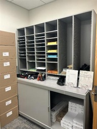 [#I9-45] 17" x 70" x 48" Slider door with paper storage