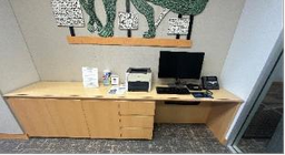 [#D5-74] 20" x 28" x 11' A/V desk/credenza