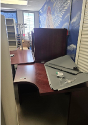 [#E6-30] Cherry Corner Desk