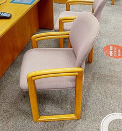 [#B9-1] Guest chair, wood