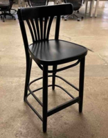 [#B1-14] Black wooden stool
(counter height)