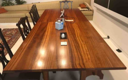 [#C7-18] Wooden conference table 
(10' L)