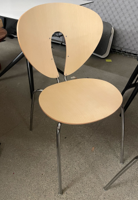 [#B4-54] Wood &amp; metal chair