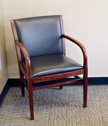 [#B9-4] Black guest chair