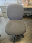[#B12-64] Grey armless task chair
