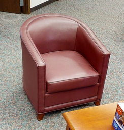 [#B12-12] Red lounge chair