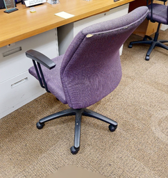 [#B13-18] Purple task chair