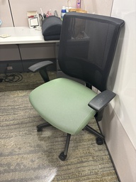 [#B13-198] BLACK &amp; GREEN DESK CHAIR