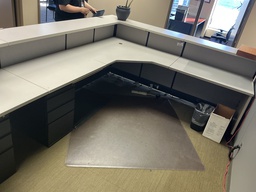 [#E6-268] 114x90 L SHAPED DESK