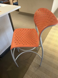 [#B1-277] ORANGE STOOL CHAIRS***