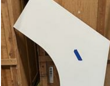 [#E8-40] Desk Top-White