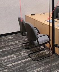 [#B8-9] Guest Chairs (grey)