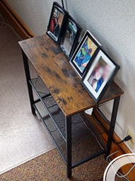 [#C11-60] Side table w/shelf