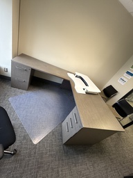 [#E6-89] 90X72X30 L-SHAPED DESK