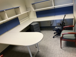 [#A2-193] 6' X 9' X 9' X 30" WORKSTATION