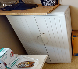 [#D16-4] 2-door plastic storage cabinet