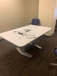 [#C5-62] white huddle room table